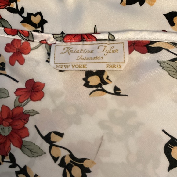 Kristine Tyler Intimates Silky Smooth Polyester Pajamas Size Large - Picture 6 of 14